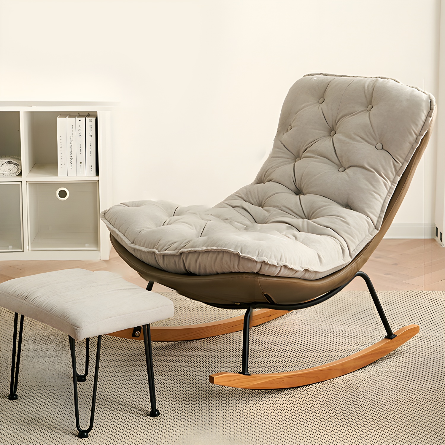 Button-Tufted Rocking Chair | Ormau - image 29