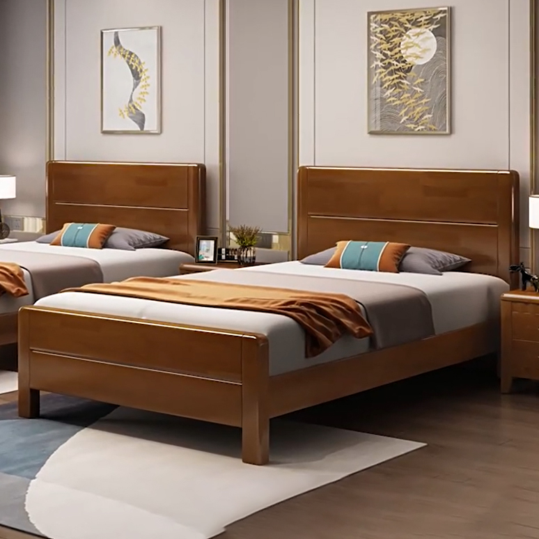 Traditional Wood Panel Bed | Ormau - image 4
