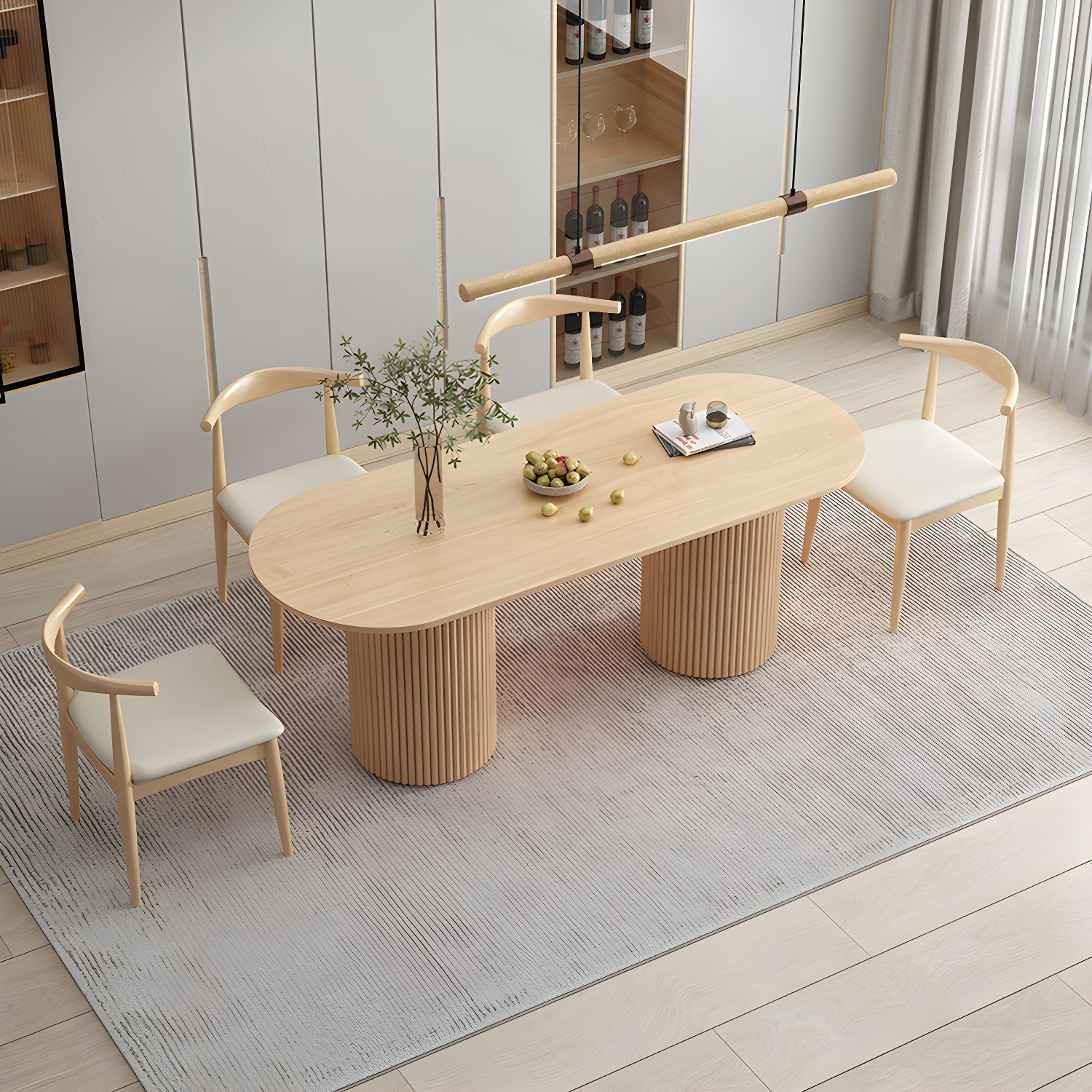 Modern Oval Dining Table | Ormau - image 3