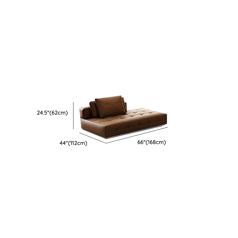 Coffee Leather Sofa | Ormau - image 17