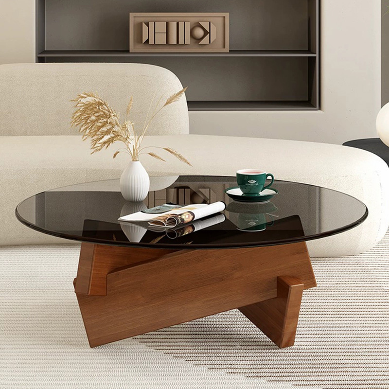 Glass & Wood Coffee Table | Ormau - image 3