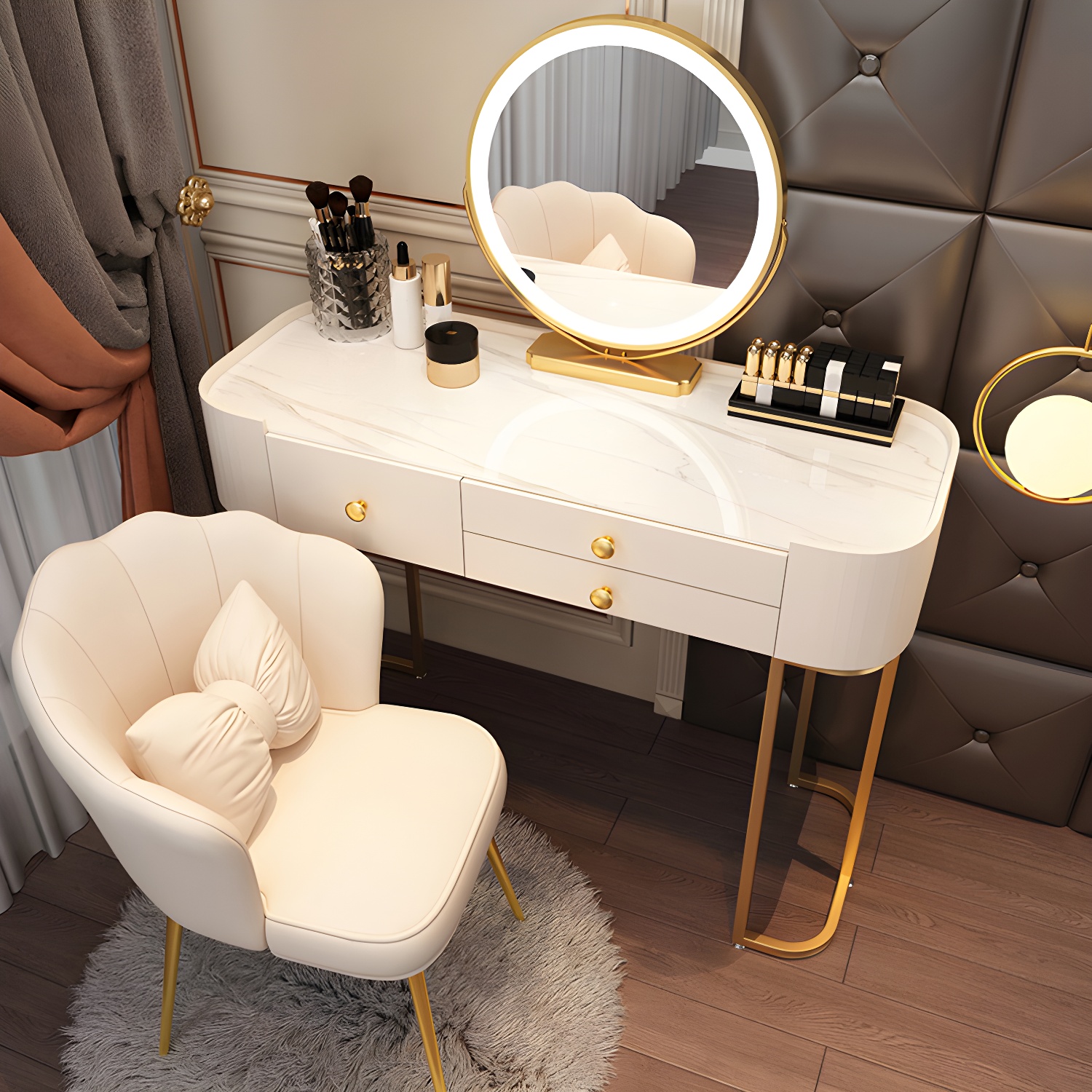 Glam Glass Vanity | Ormau - image 24