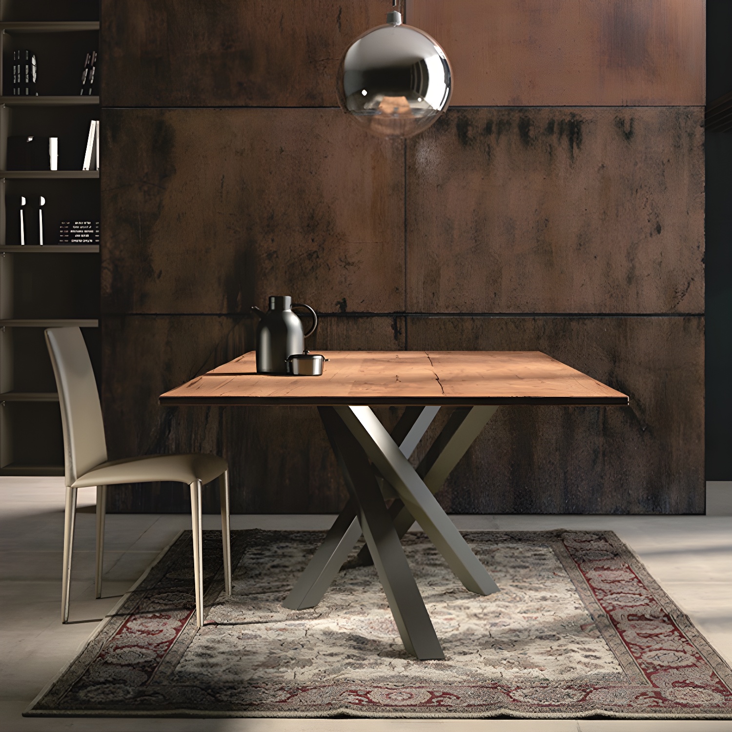Rectangle Pedestal Dining Table | Ormau - image 4