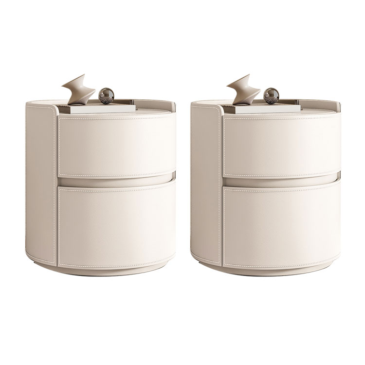 Chic Round Nightstand | Ormau - image 24