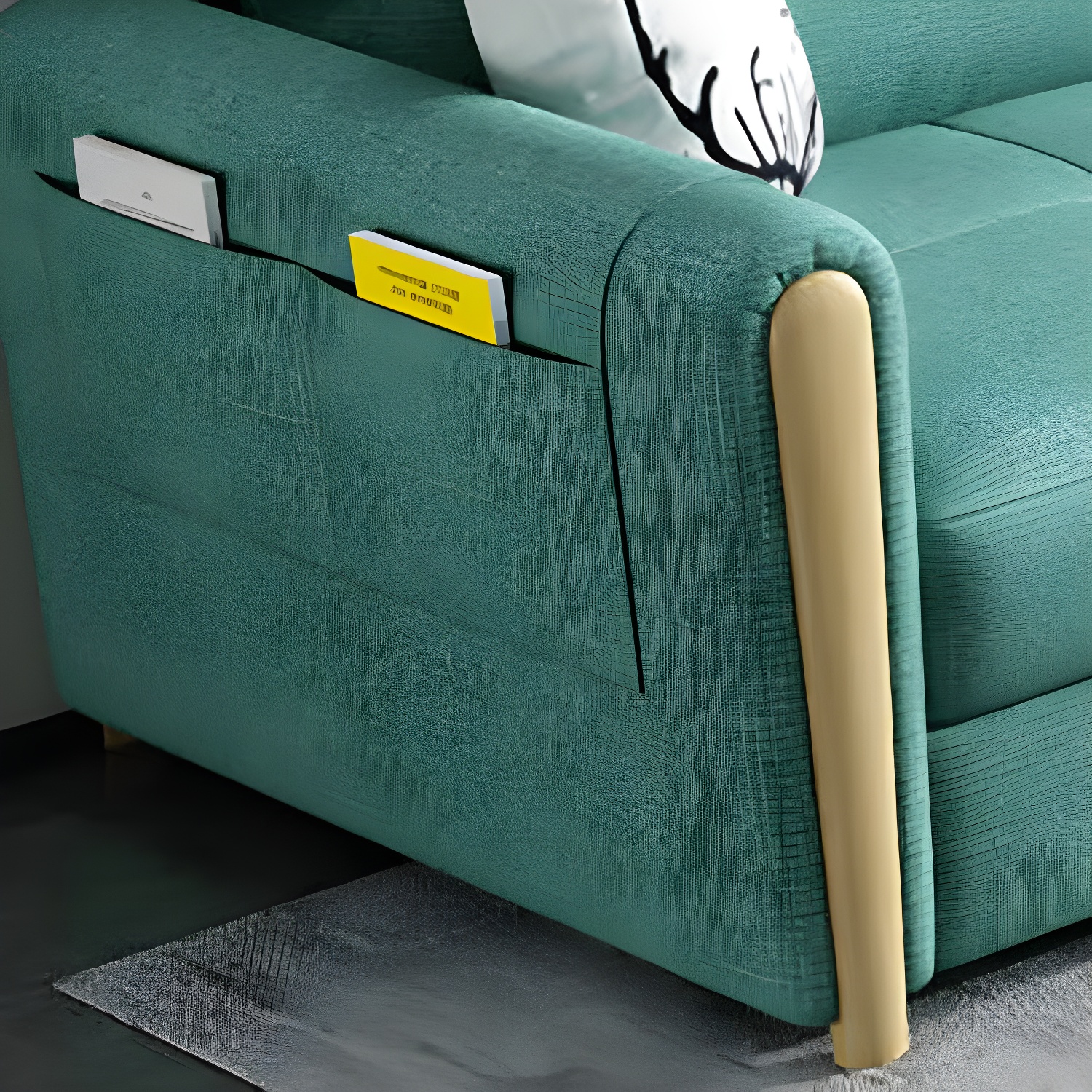 Green Sectional Sofa with Storage | Ormau - image 7