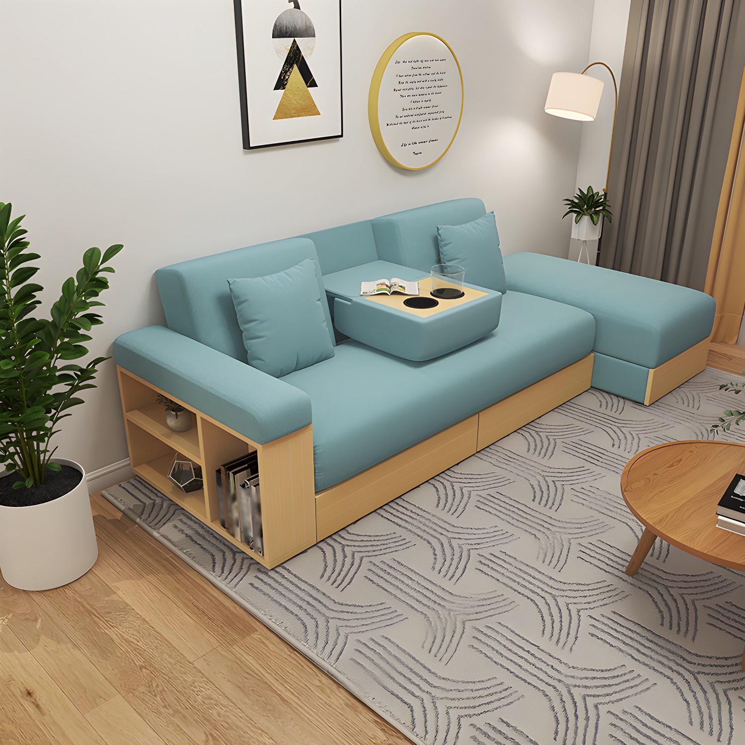 Convertible Fabric Sectional | Ormau - image 7