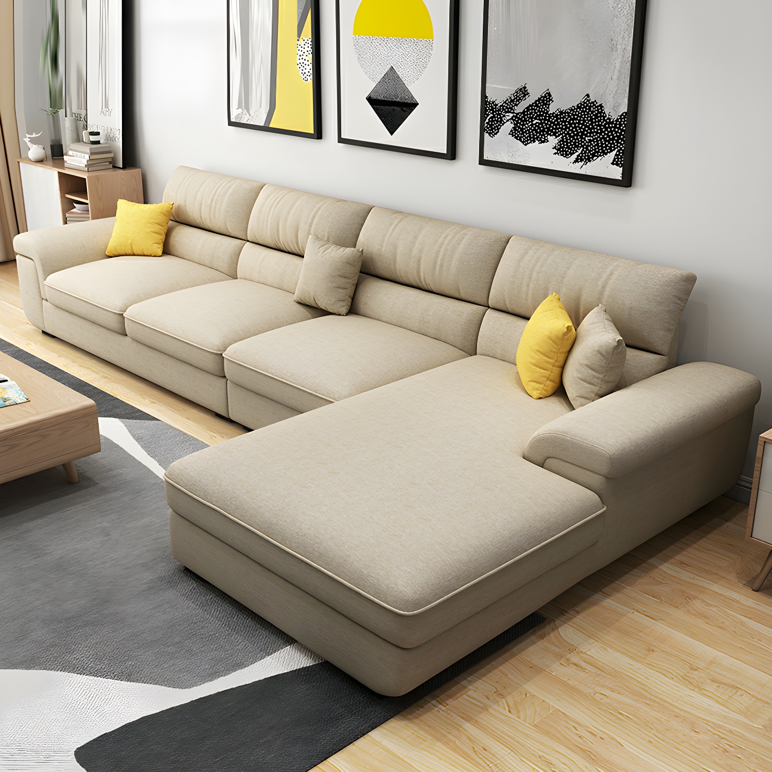 Modern Pillow Top Sectional Sofa | Ormau - image 22