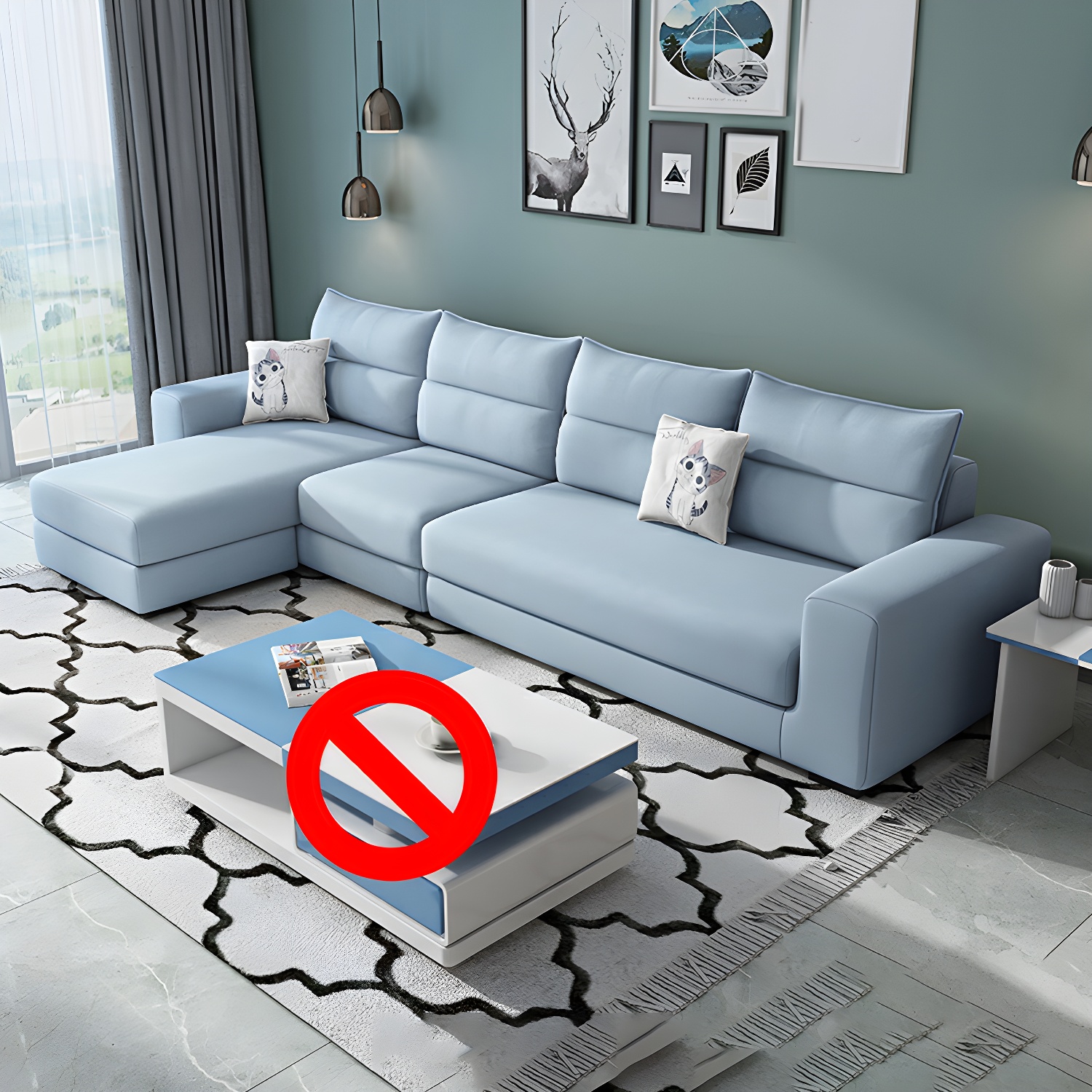Modern L-Shape Sectional | Ormau - image 8