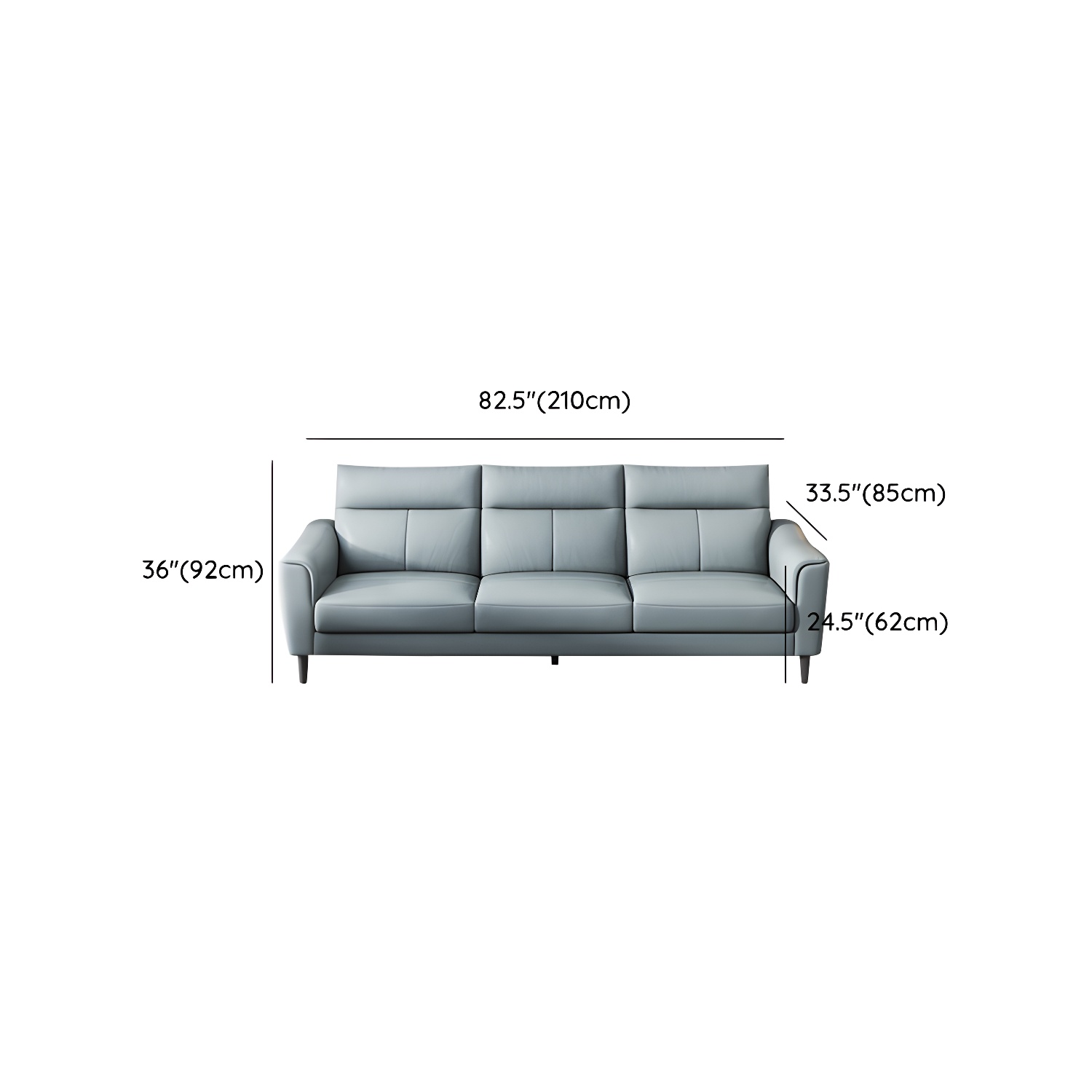 Modern Leather Sectional | Ormau - image 12