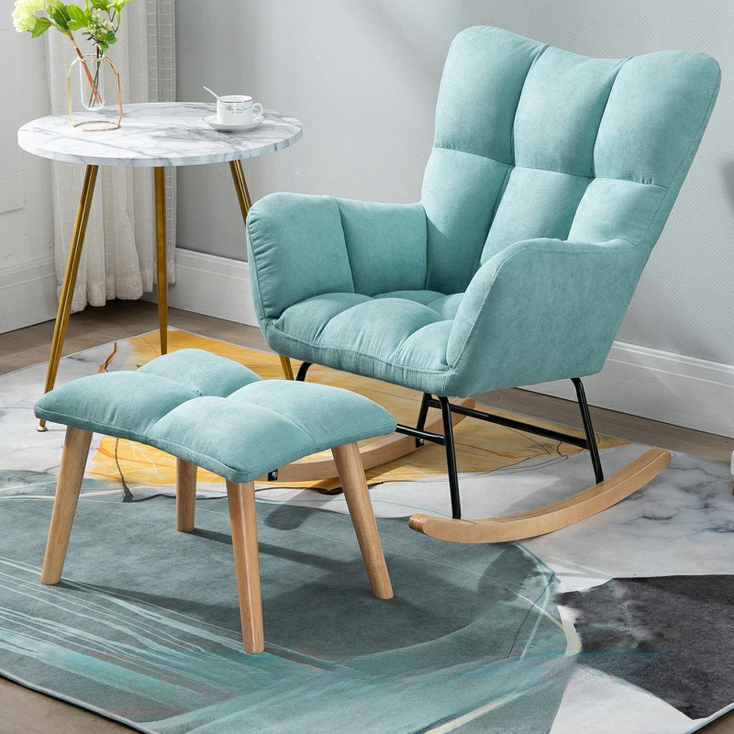 Tufted Rocking Chair | Ormau - image 25