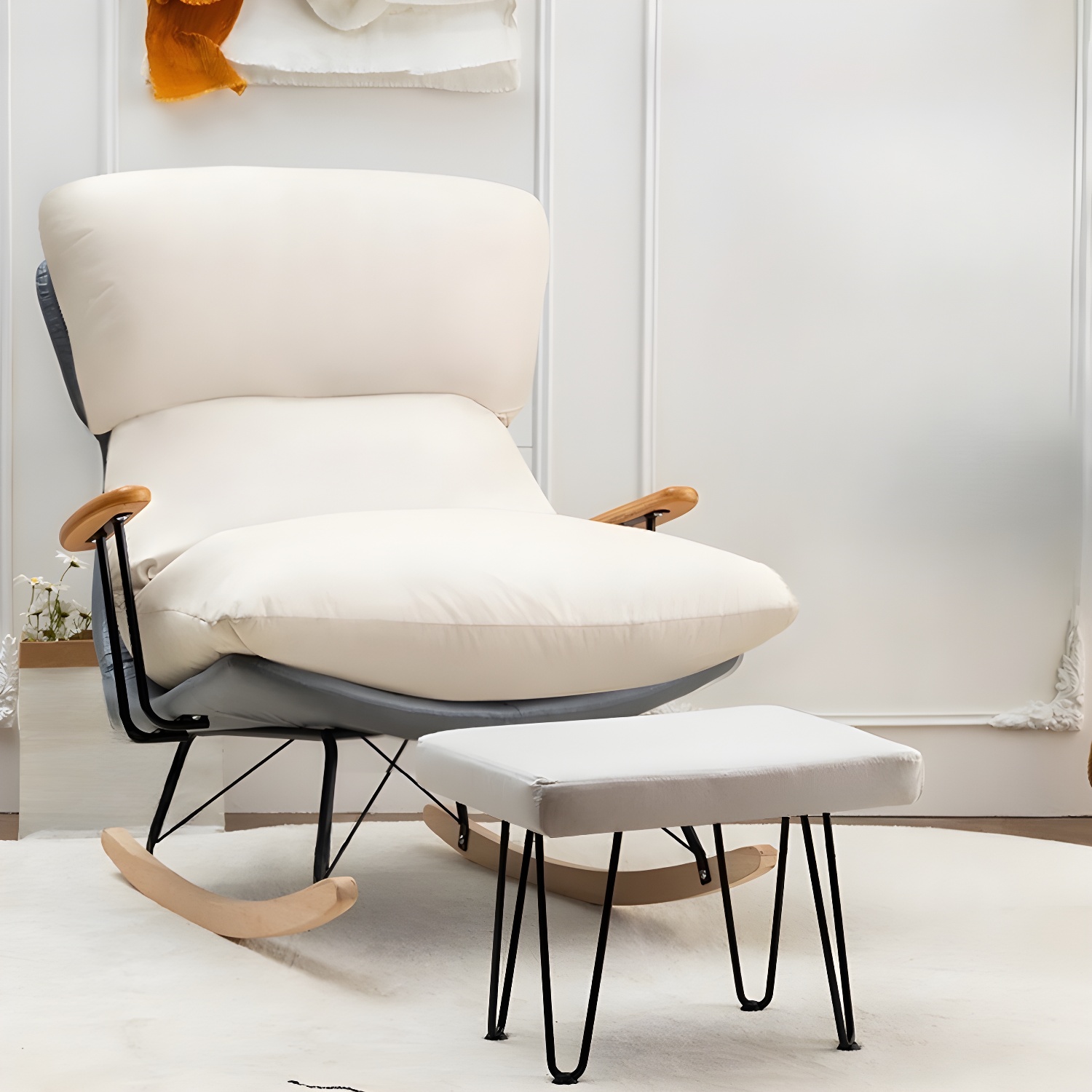 Upholstered Rocking Chair | Ormau - image 26