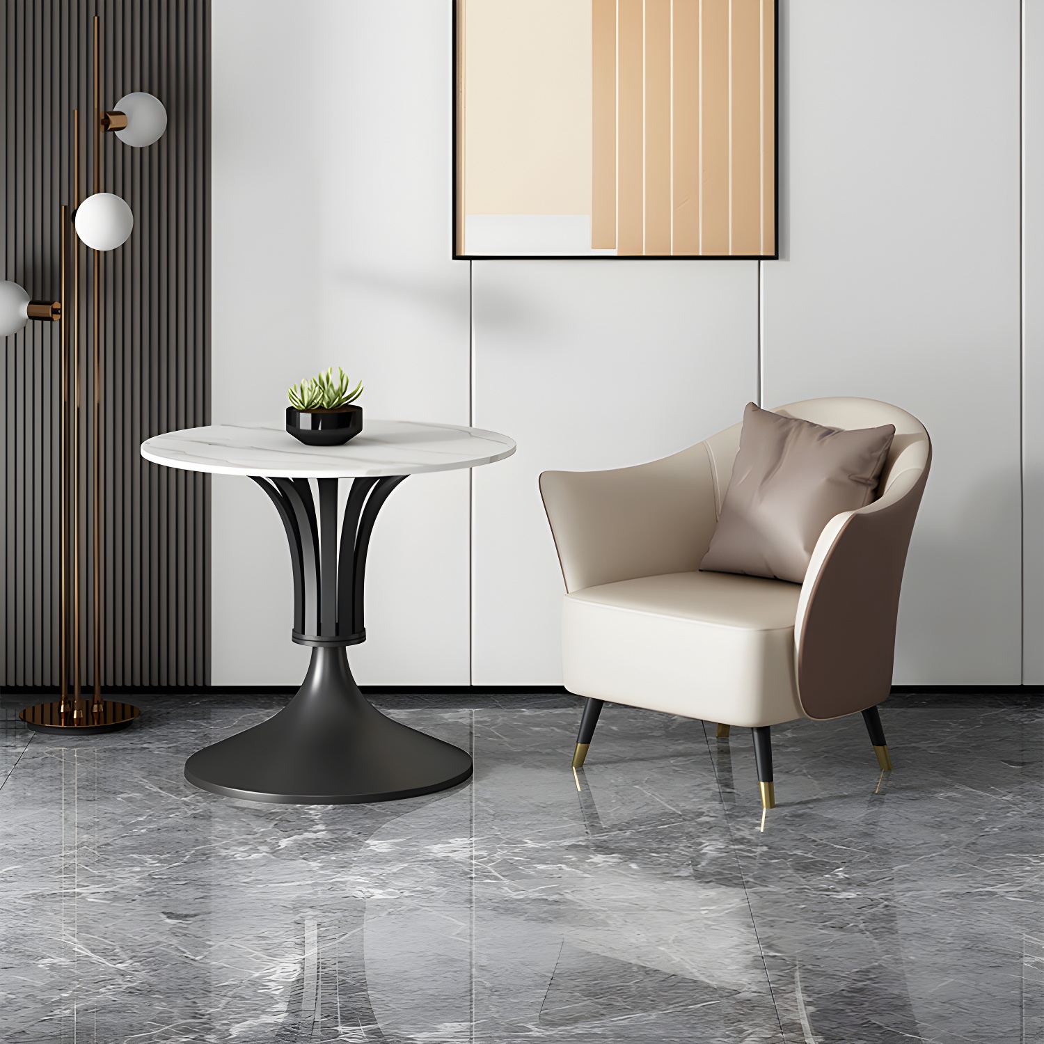 Glam Stone Dining Set | Ormau - image 8