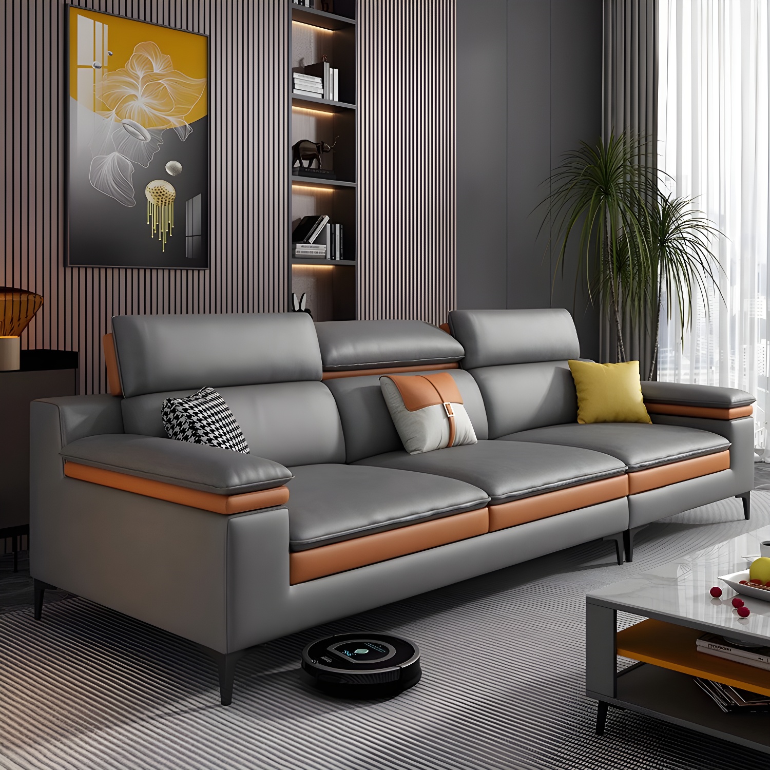Modern Tech-Cloth Sectional | Ormau - image 9