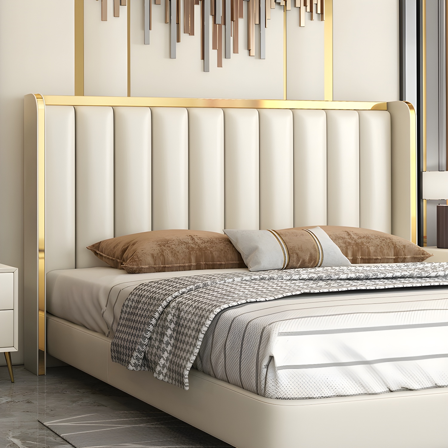 Wingback Leather Headboard | Ormau - image 7