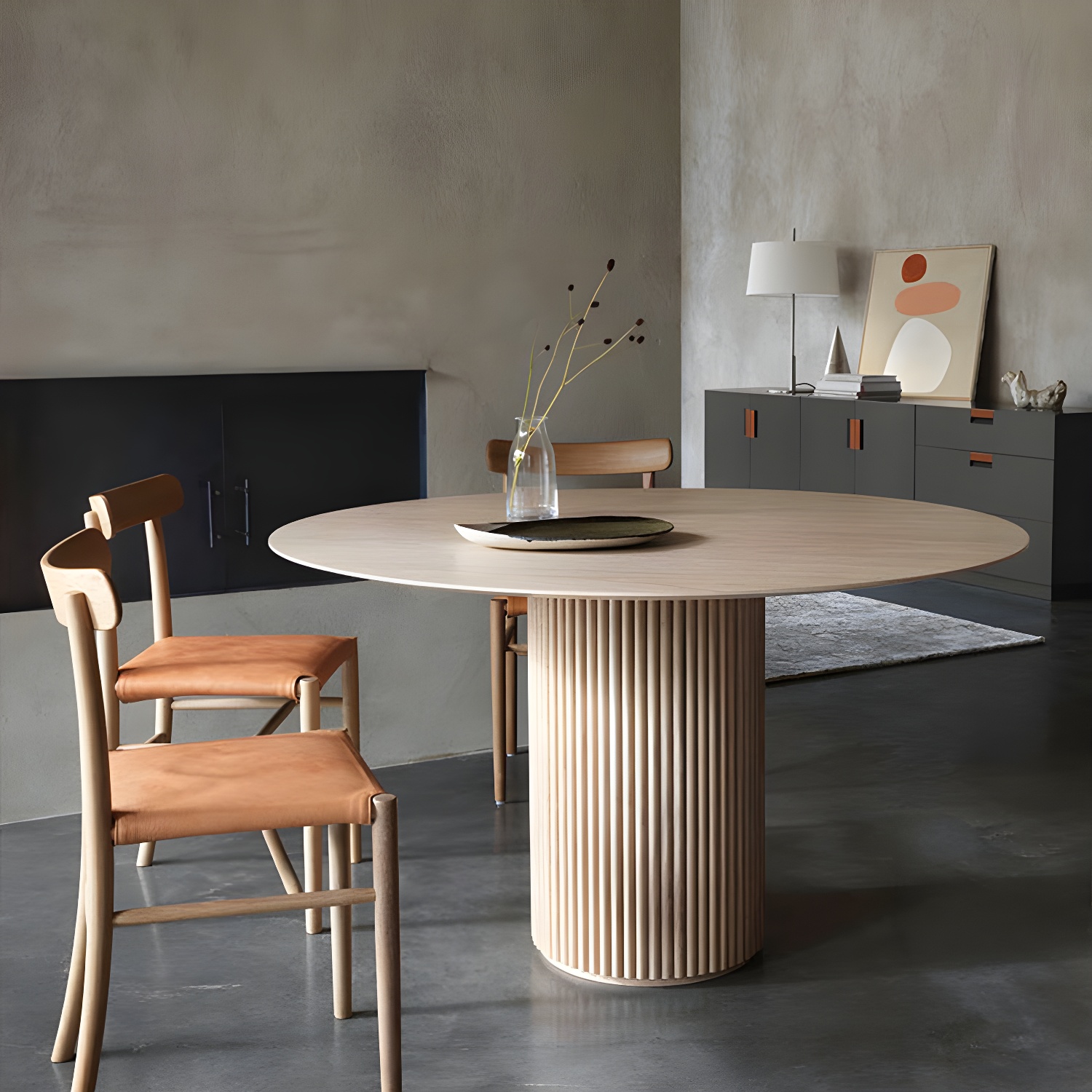 Round Wood Dining Table | Ormau - image 6