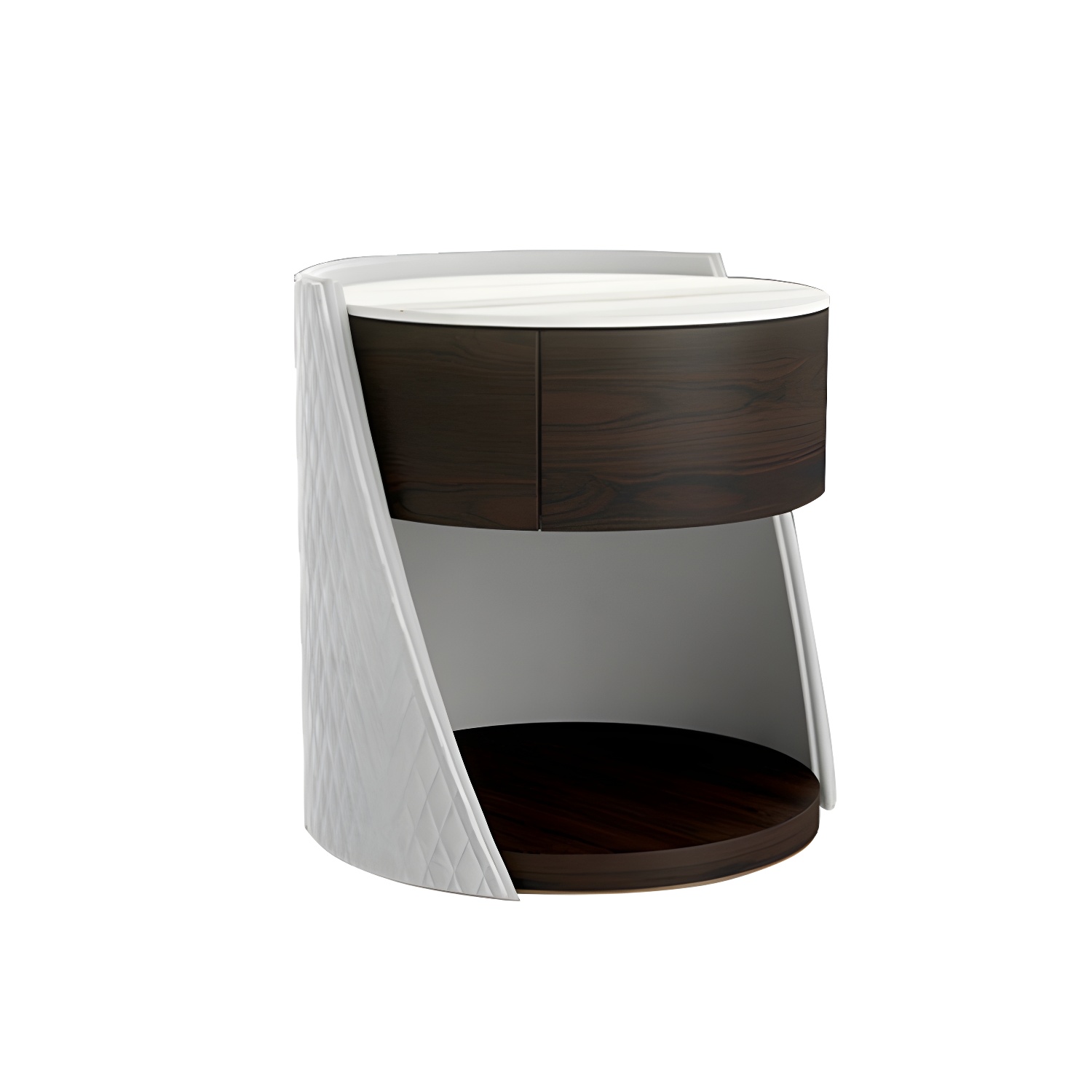 Faux Leather Nightstand | Ormau - image 4