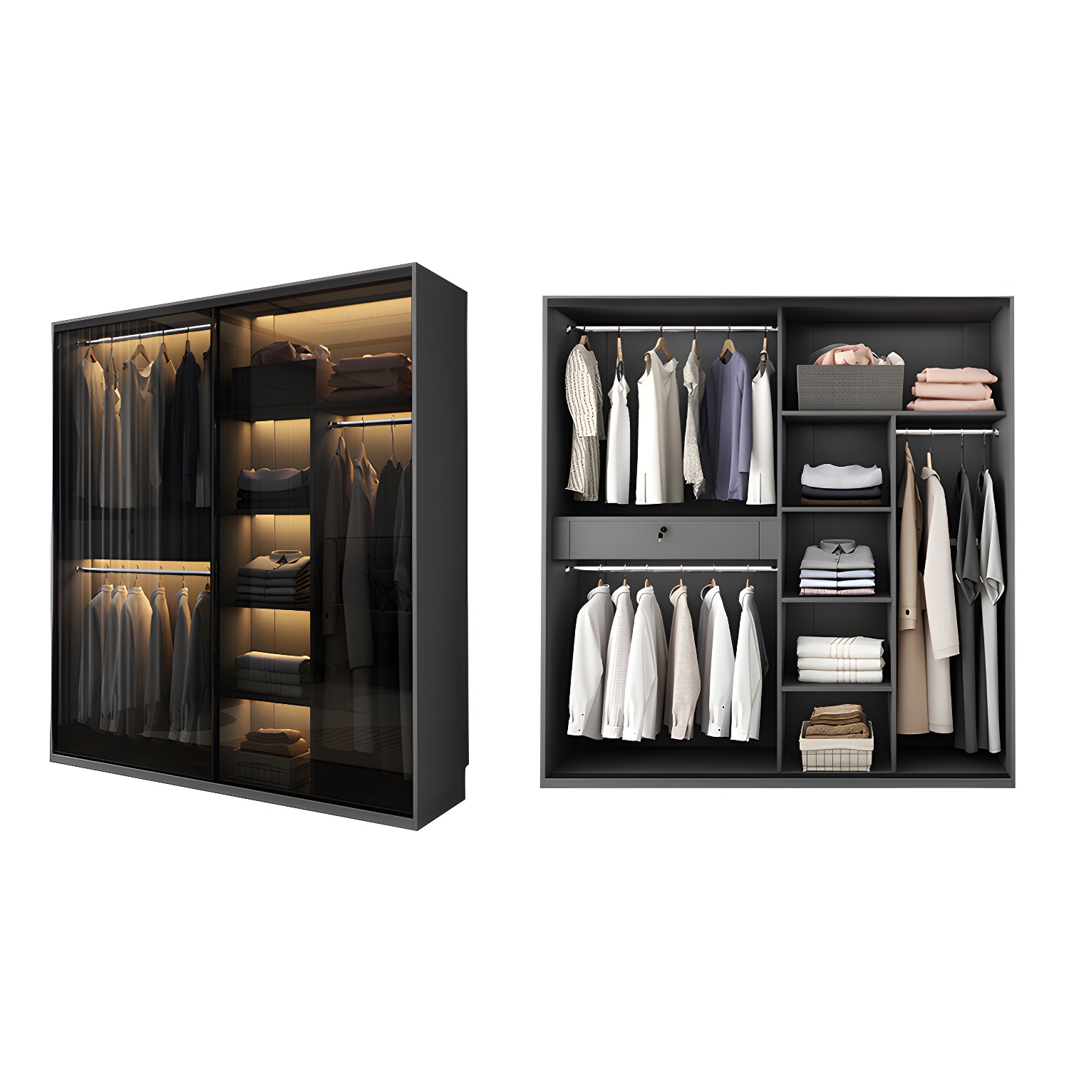 Glass & Wood Wardrobe | Ormau - image 30