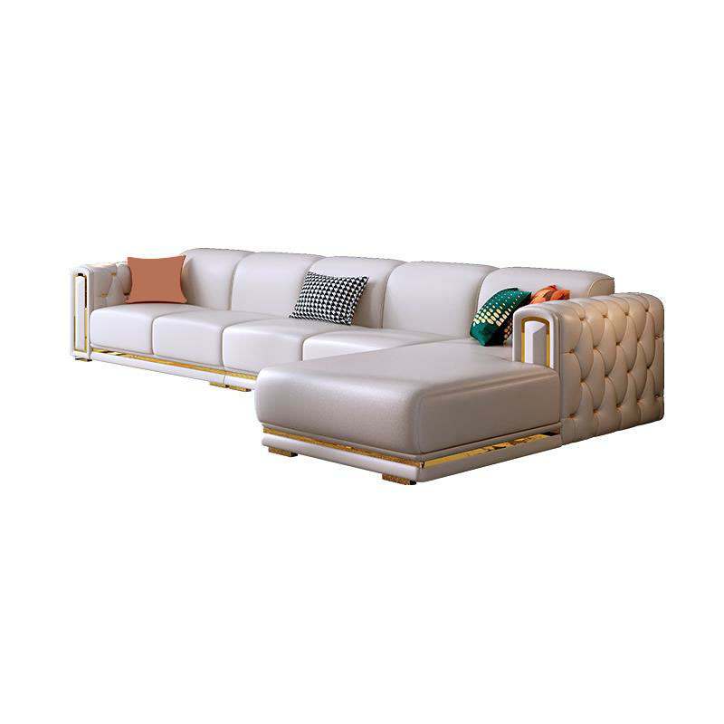 Glam Leather Sectional | Ormau - image 5