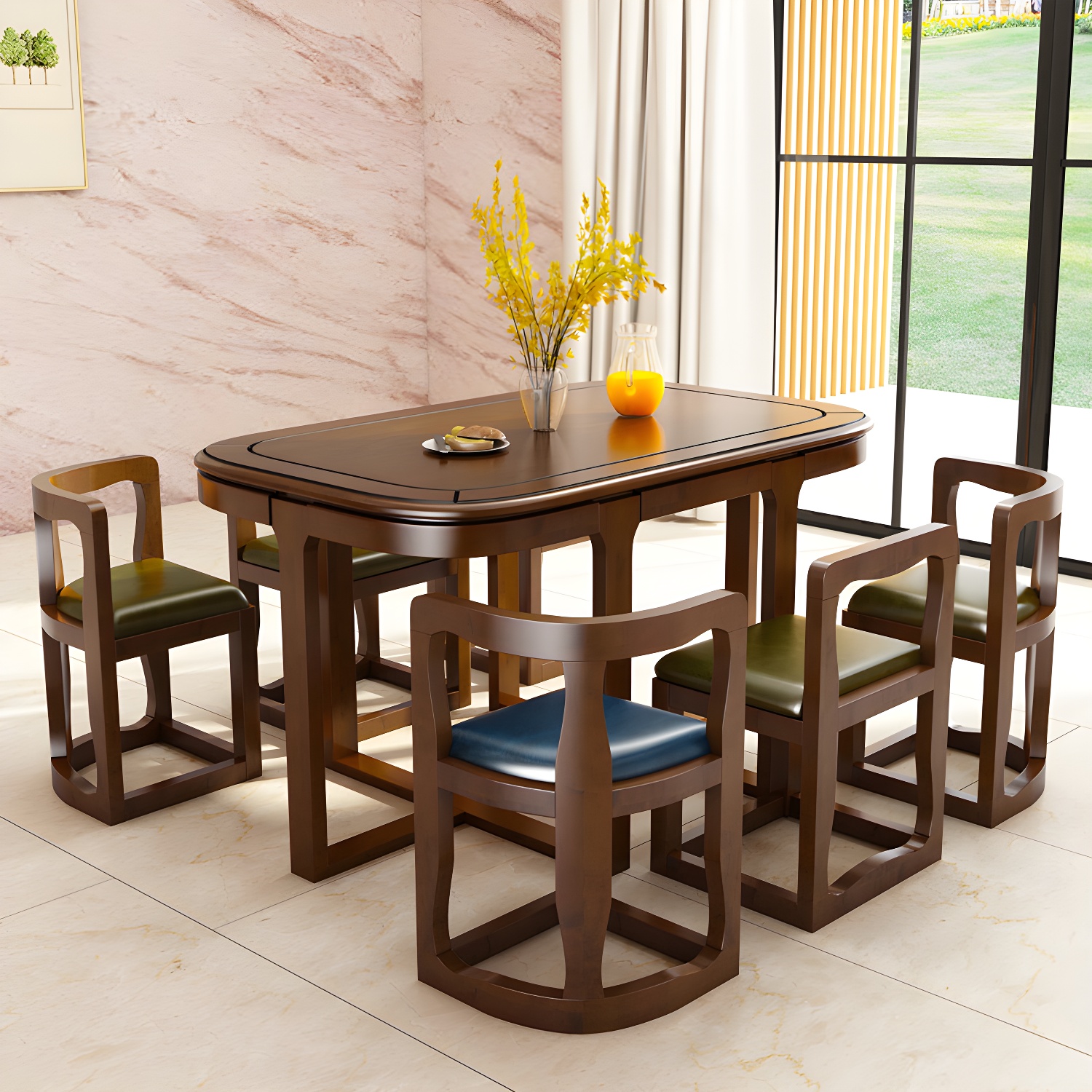 Modern Wood Dining Set | Ormau - image 8