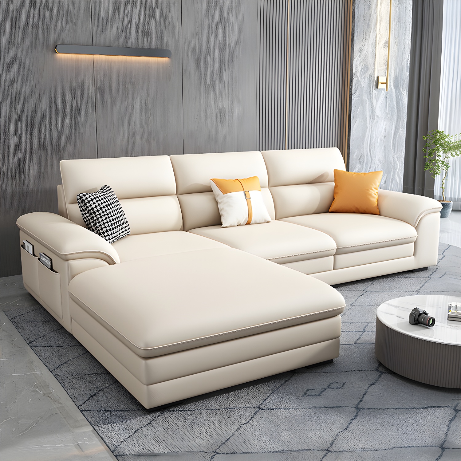 Genuine Leather Sectional | Ormau - image 9