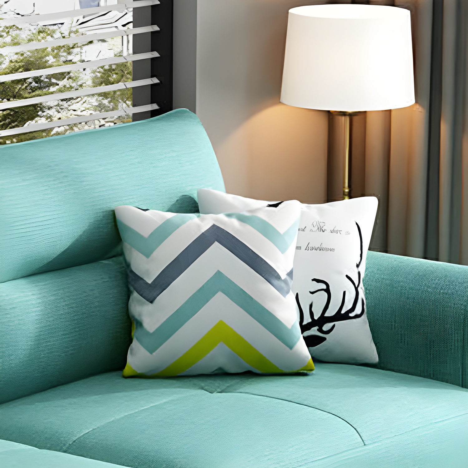 Green Sectional Sofa with Storage | Ormau - image 8