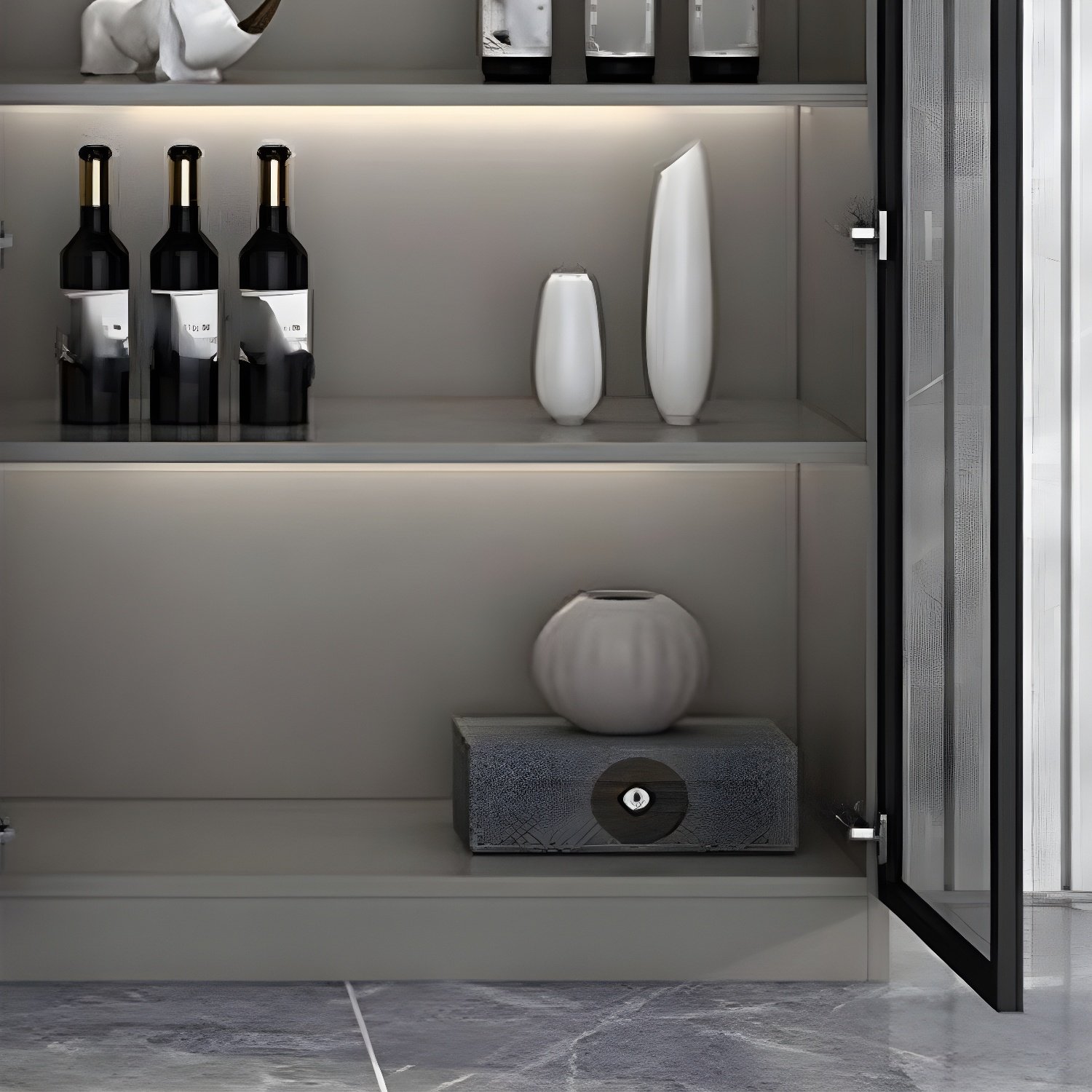 Elegant Glass Door Sideboard | Ormau - image 13