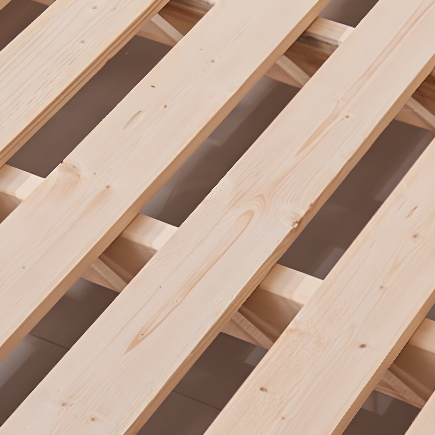 Natural Wood Platform Bed | Ormau - image 9