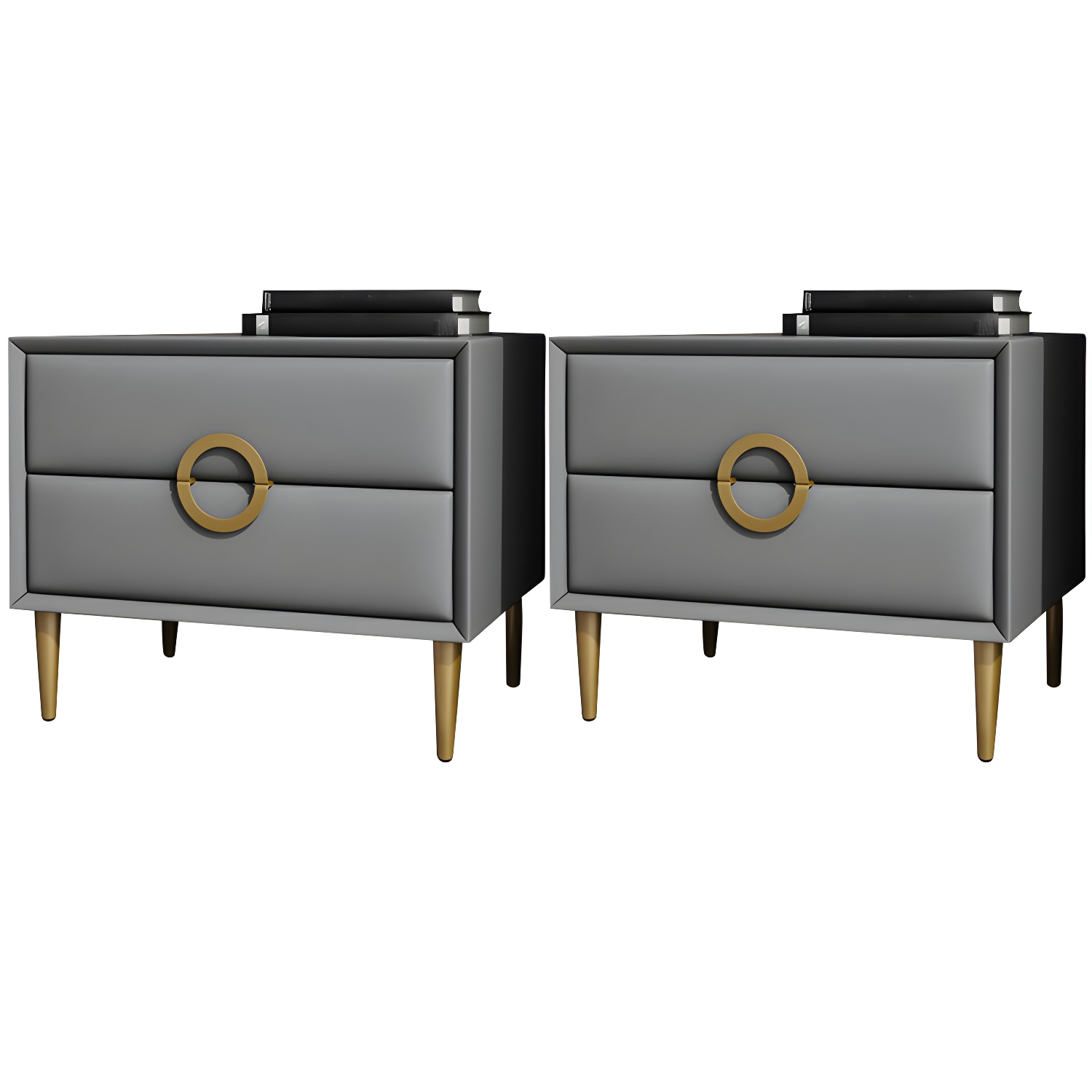 Glam Nightstand with Drawers | Ormau - image 31