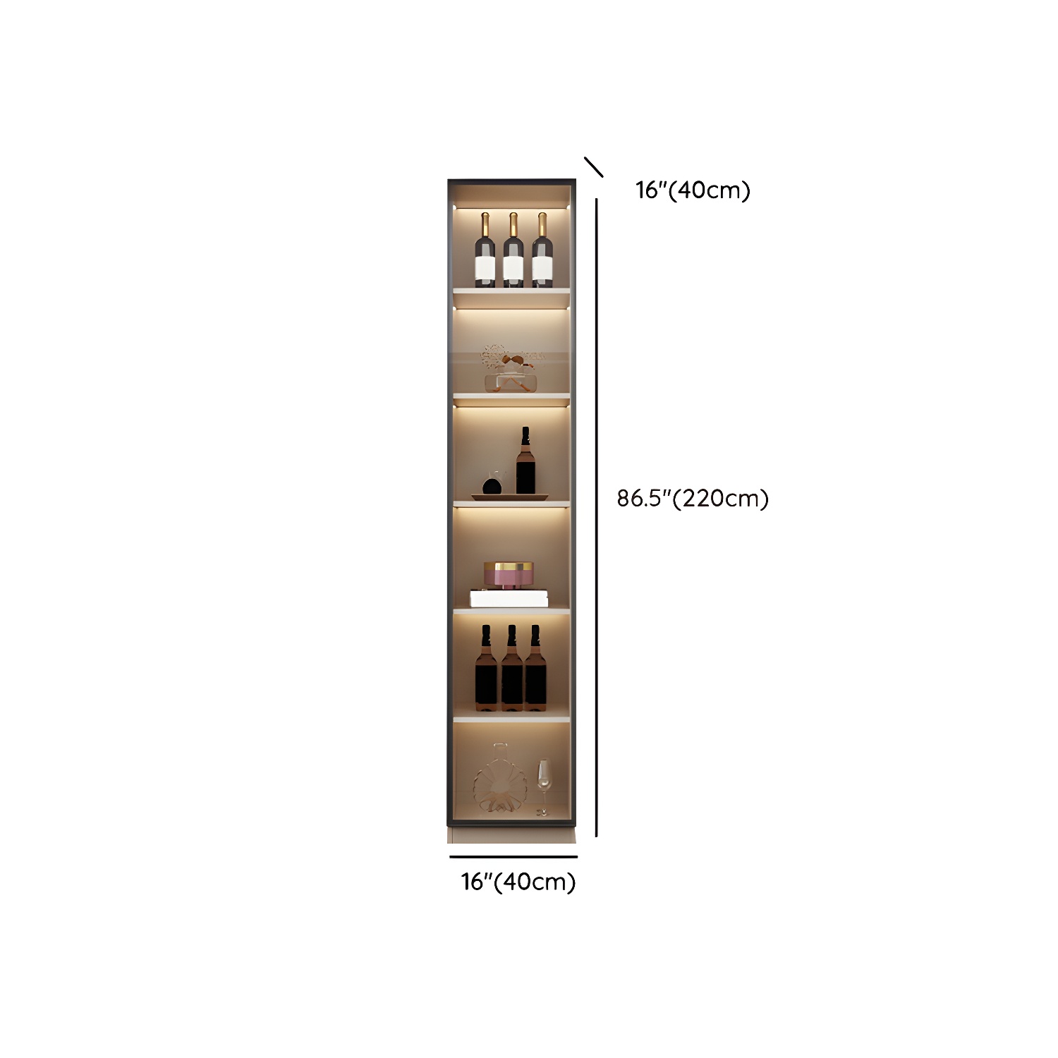Modern Glass Door Cabinet | Ormau - image 9