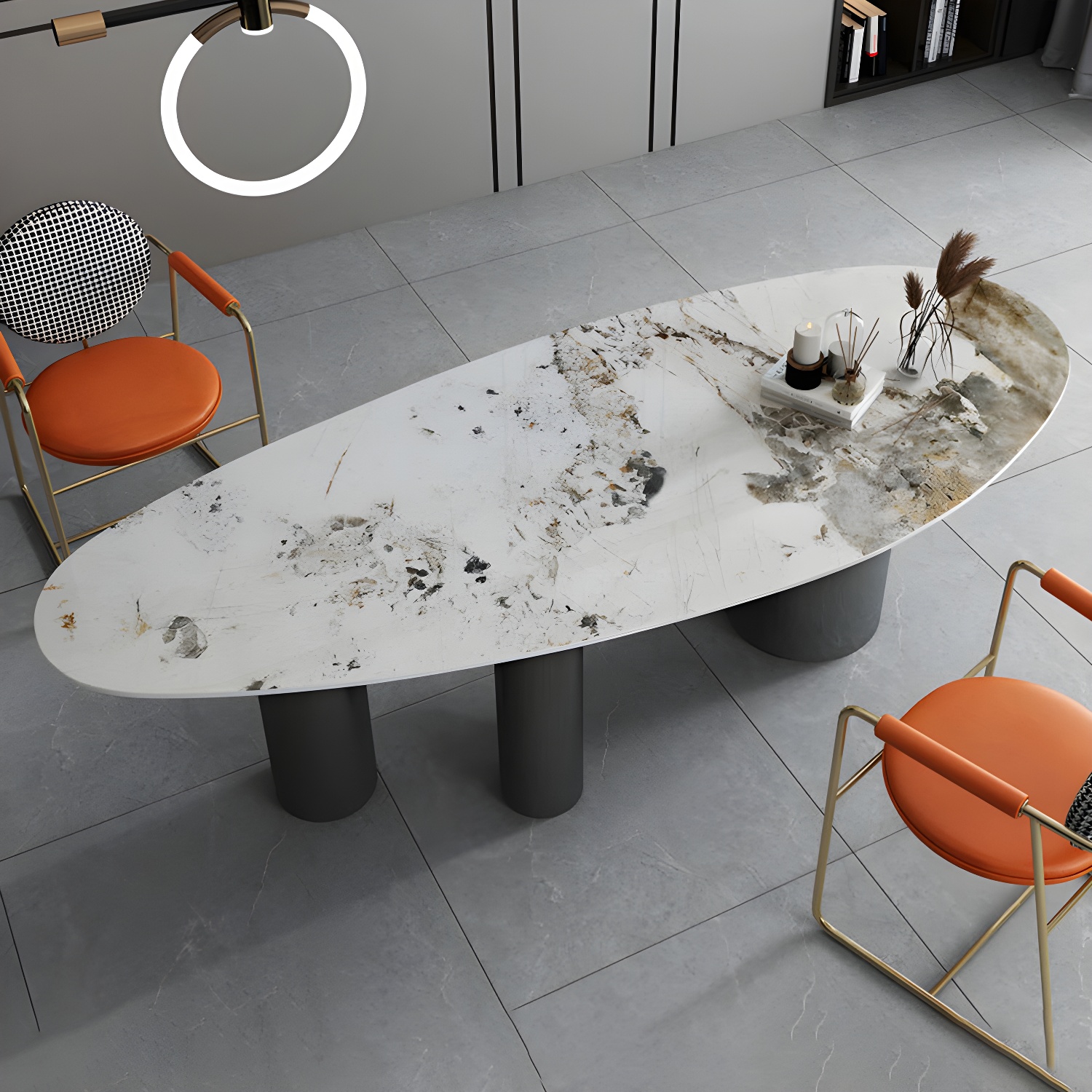 Oval Stone Dining Table | Ormau - image 5