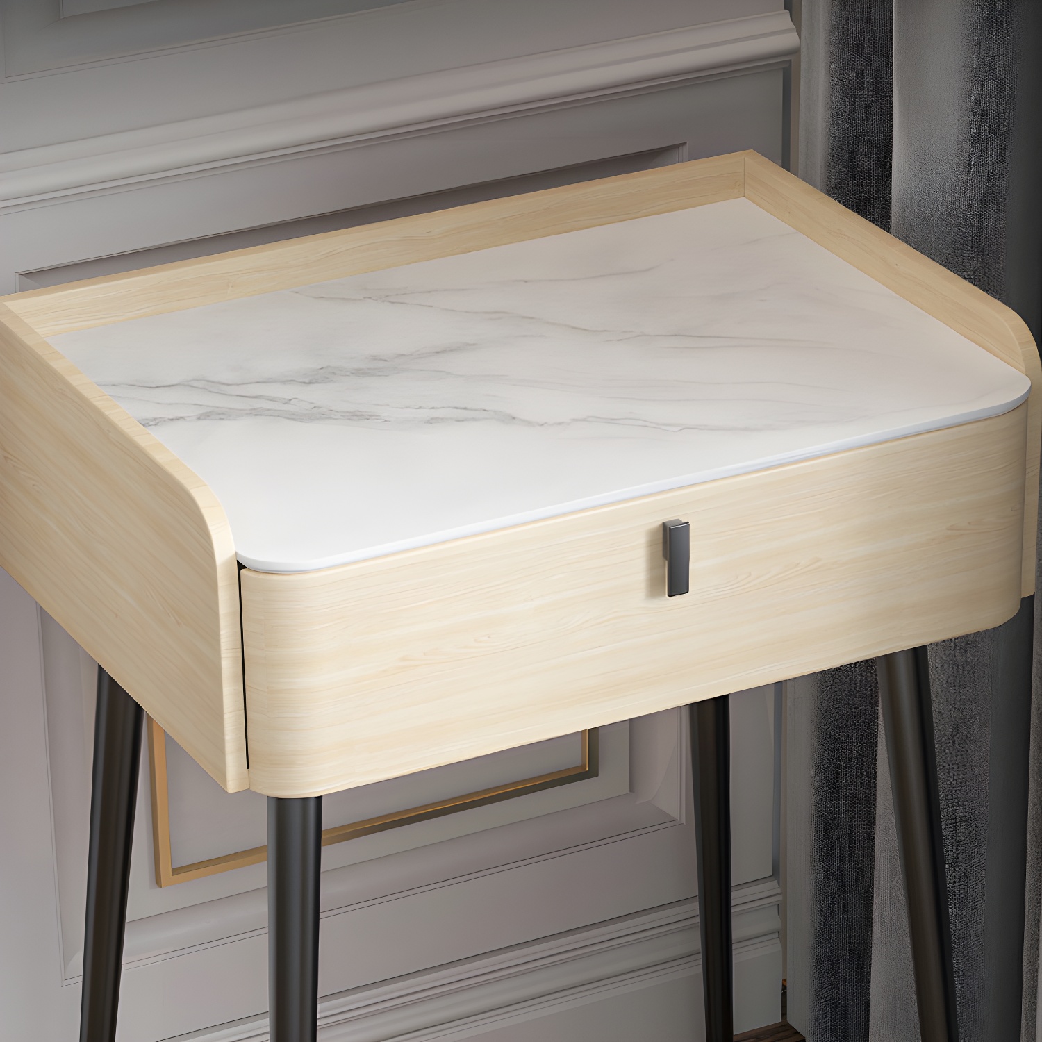 Contemporary Vanity Table with Lighted Mirror | Ormau - image 16
