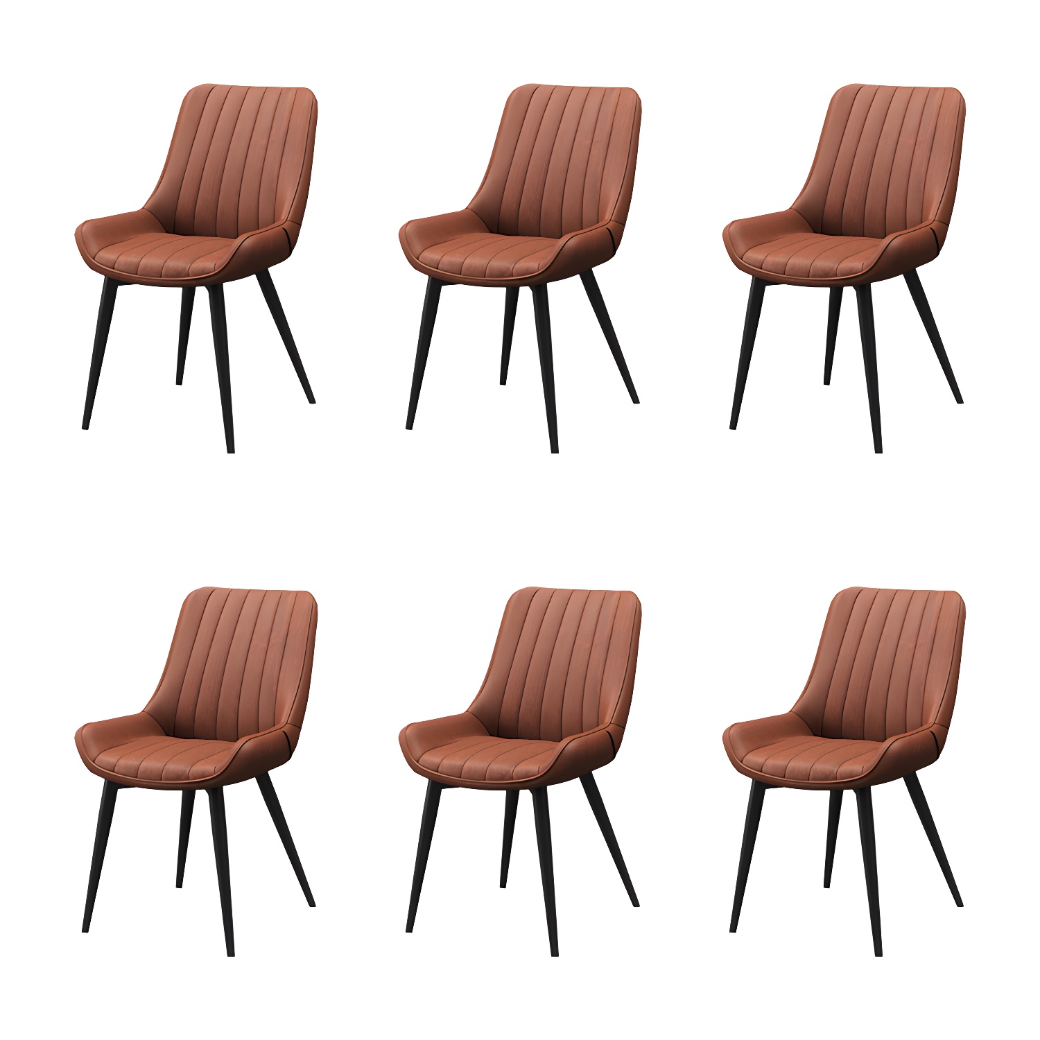 Faux Leather Dining Side Chair | Ormau - image 43
