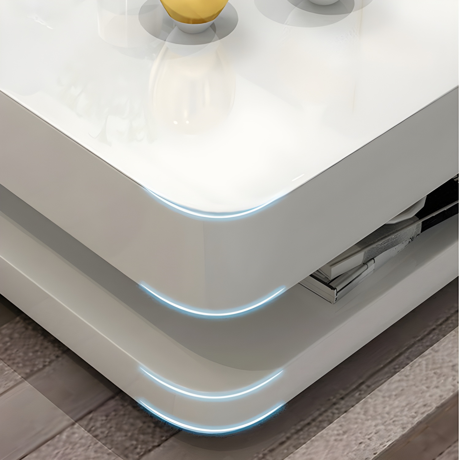Modern White Coffee Table | Ormau - image 8