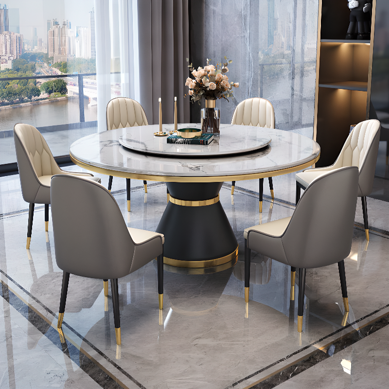 Circular Slate Dining Set | Ormau - image 4