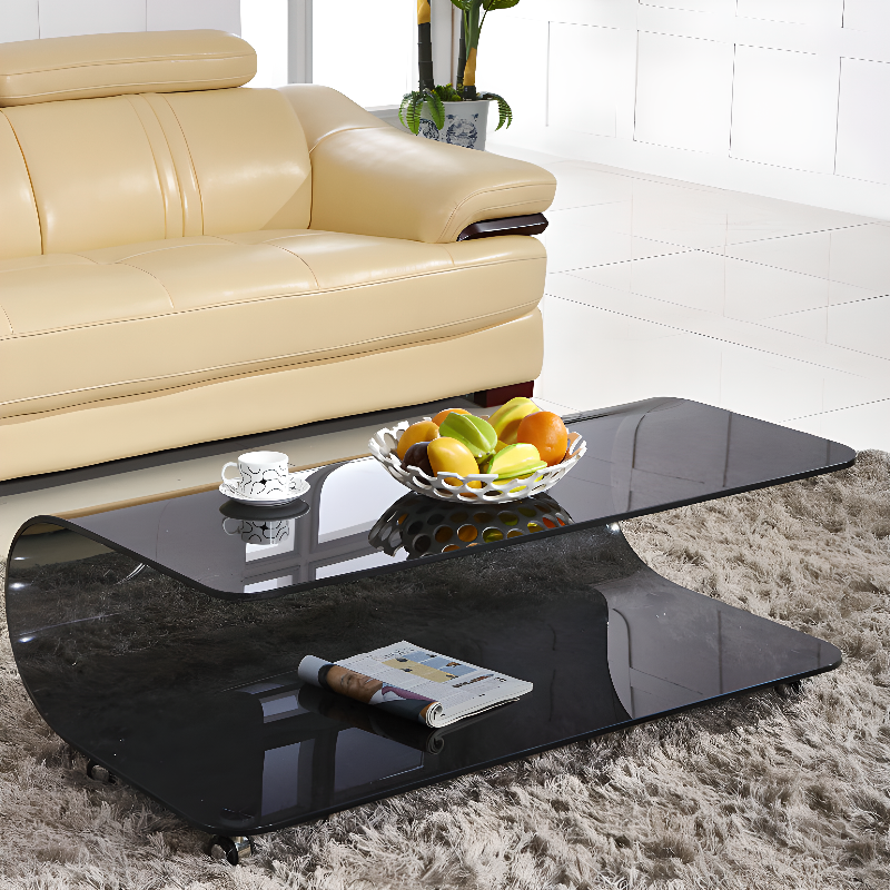 Transparent Wheel Coffee Table | Ormau - image 11