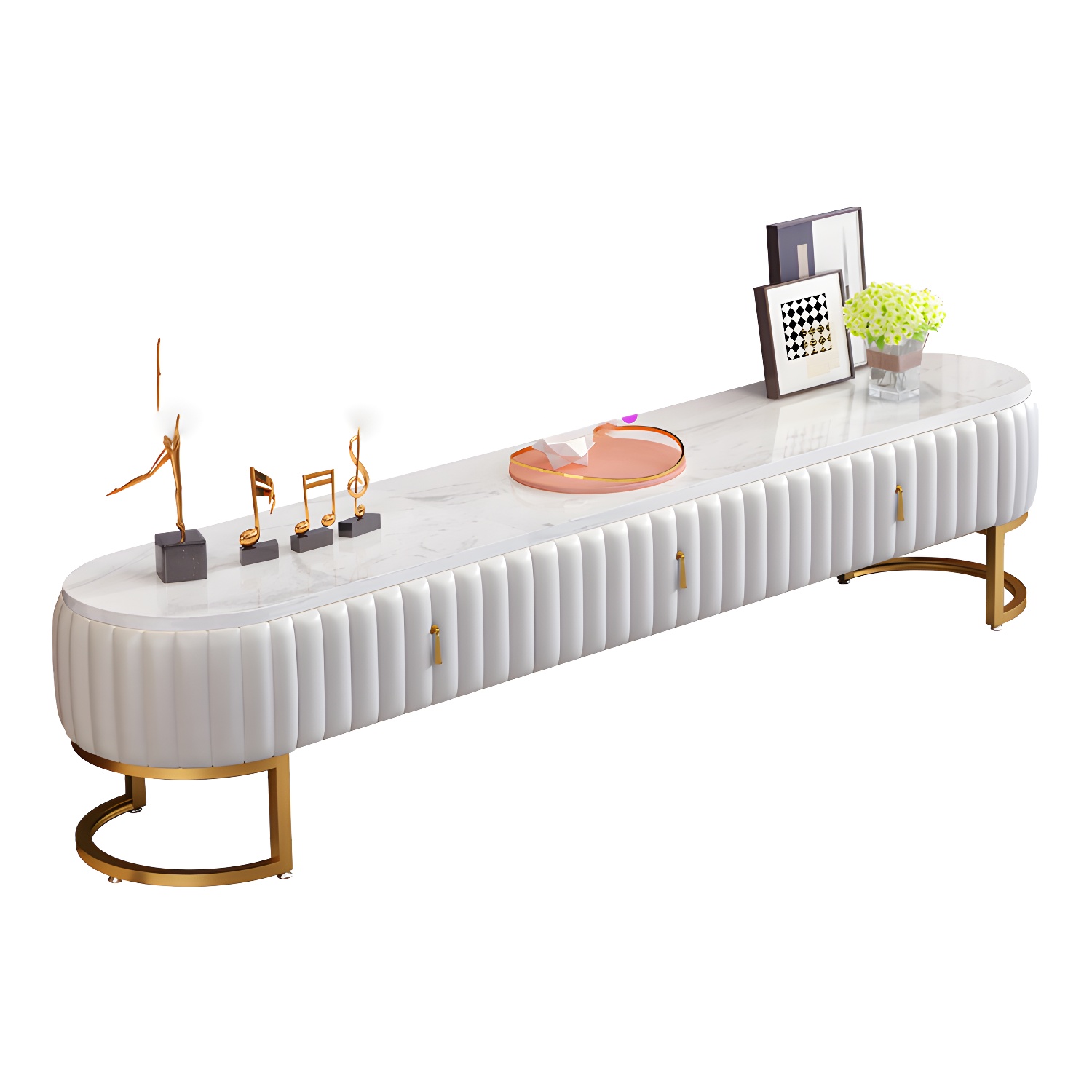 Marble Enclosed TV Stand | Ormau - image 5