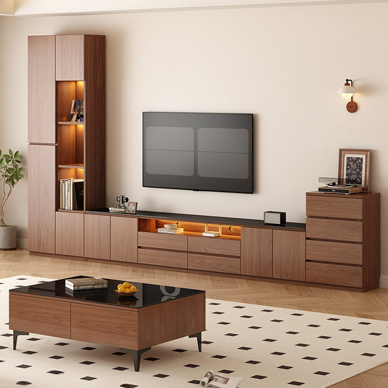 Modern Brown Media Console | Ormau - image 2