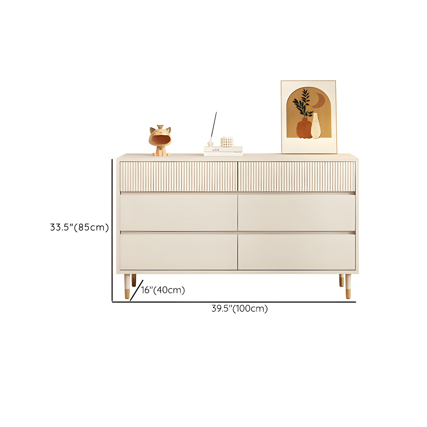 Modern White Dresser | Ormau - image 13
