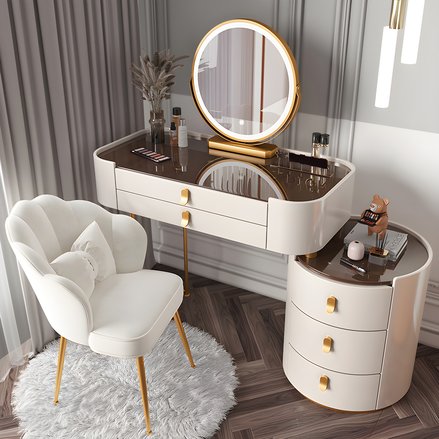 Glam Lighted Vanity | Ormau - image 27