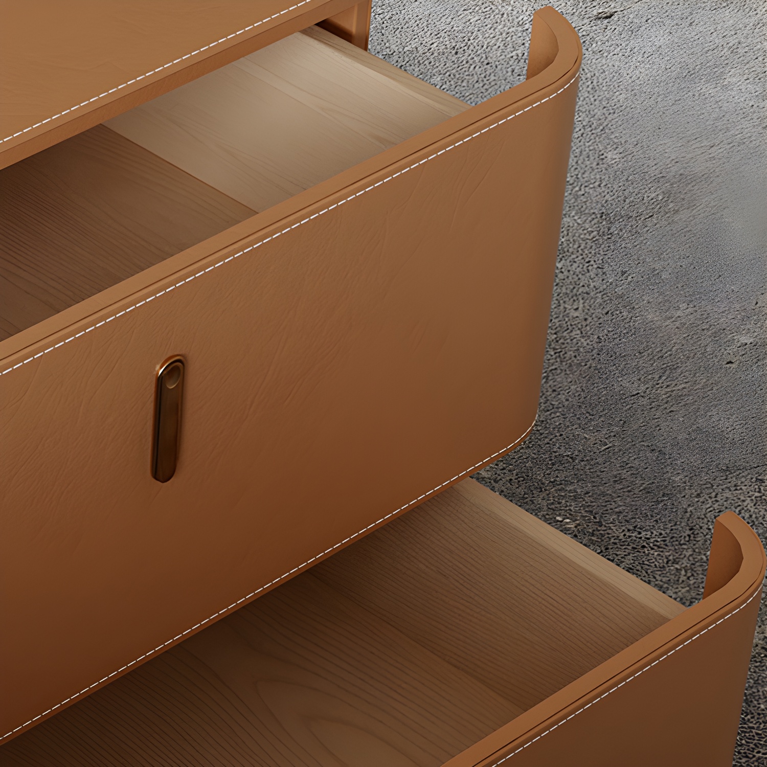 Modern Wood Grain Nightstand | Ormau - image 12