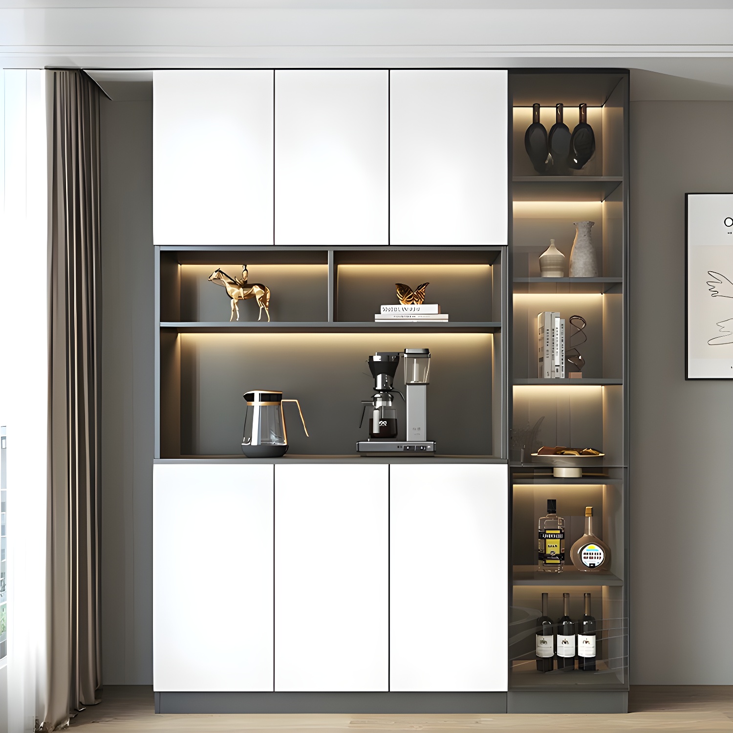 Modern Sideboard with Lighting | Ormau - image 58