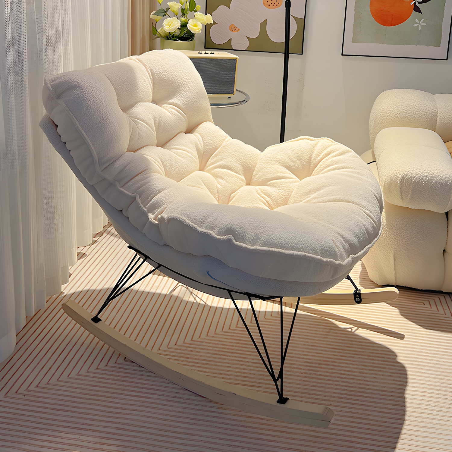 Tufted Rocking Chair | Ormau - image 12