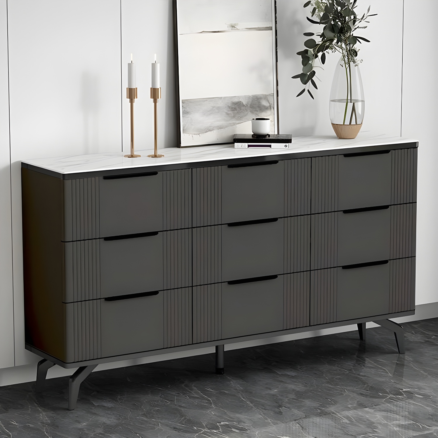 Modern Stone-Top Chest | Ormau - image 24