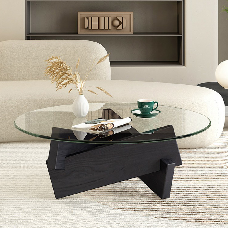 Glass & Wood Coffee Table | Ormau - image 4