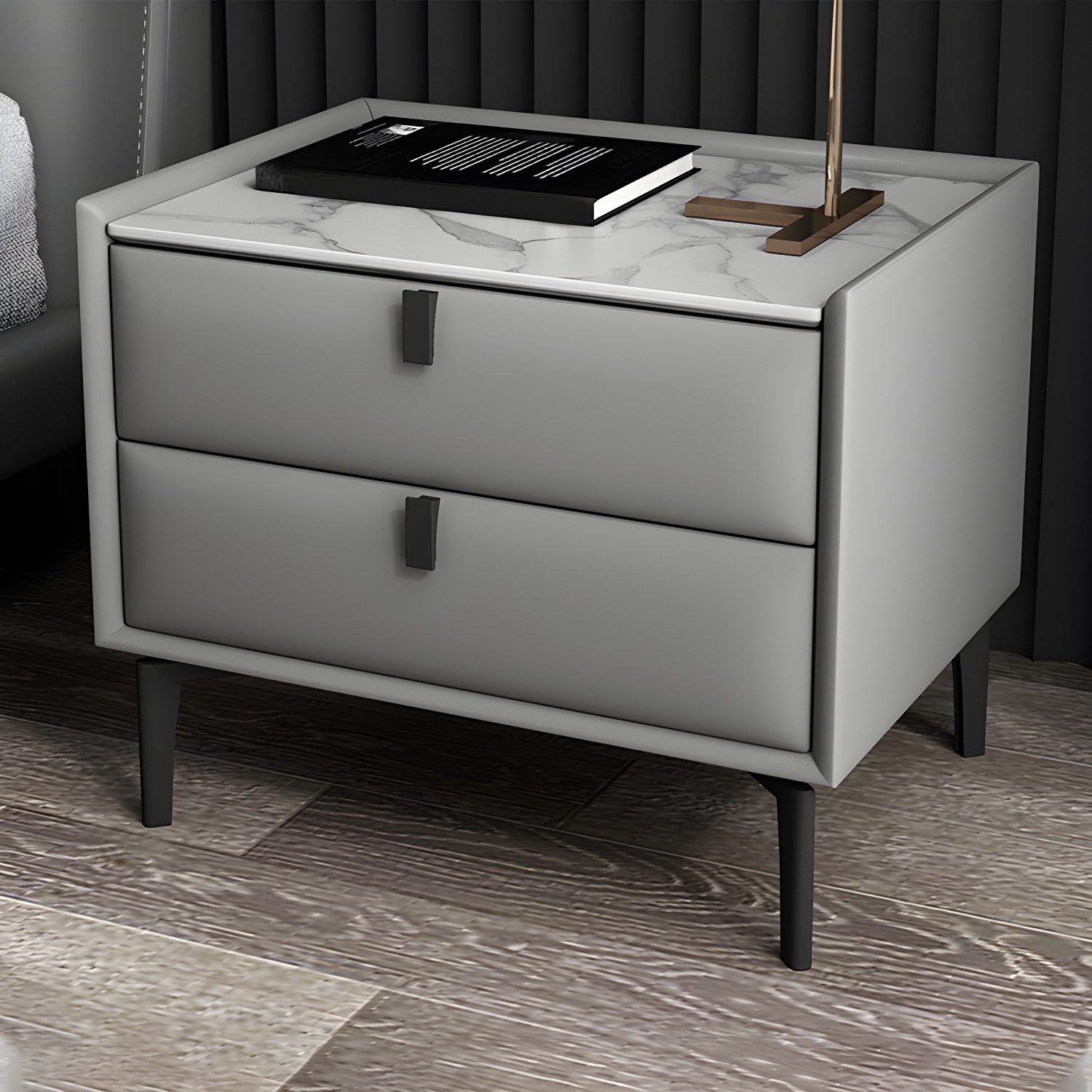 Solid Wood Nightstand | Ormau - image 13