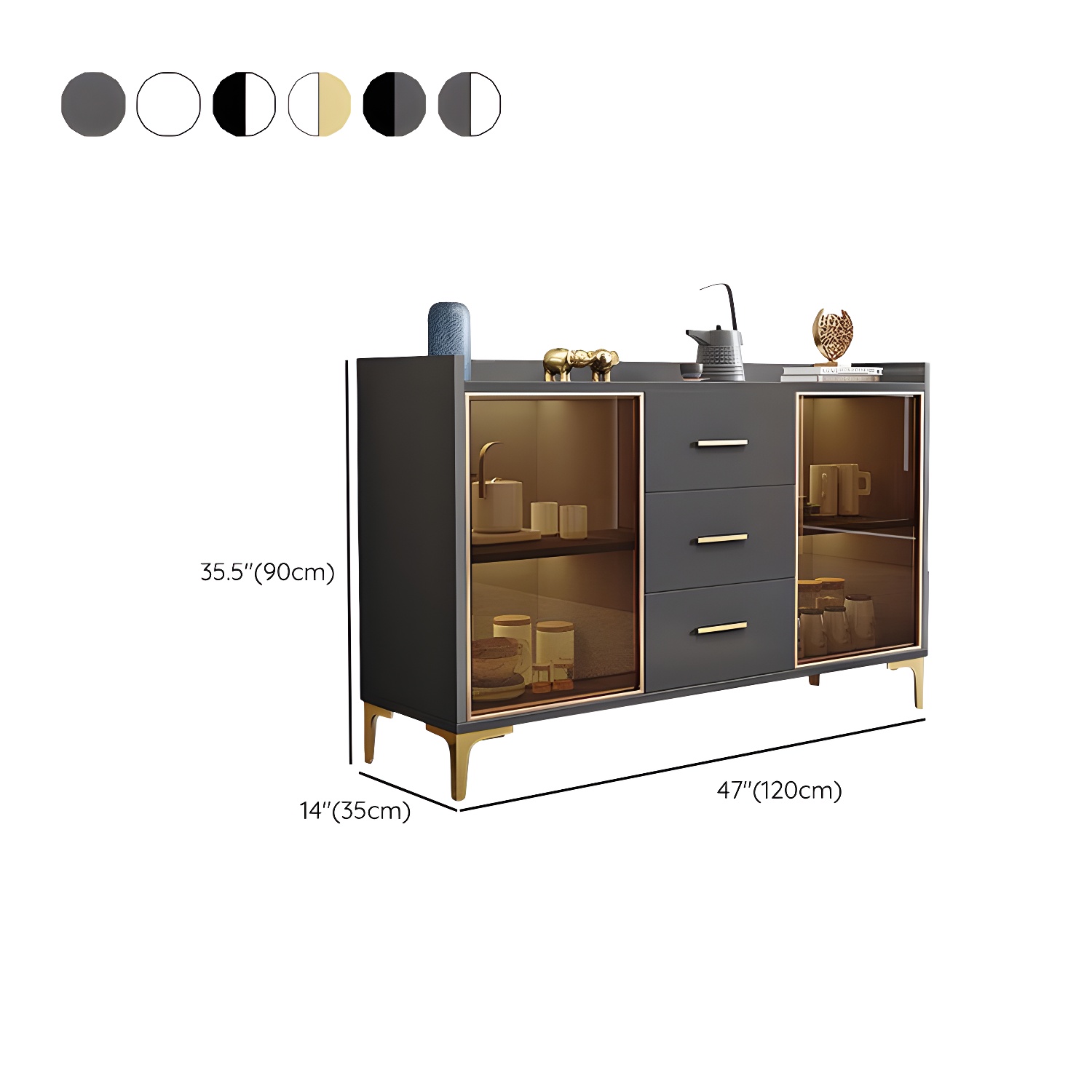 Glass Door Sideboard | Ormau - image 18