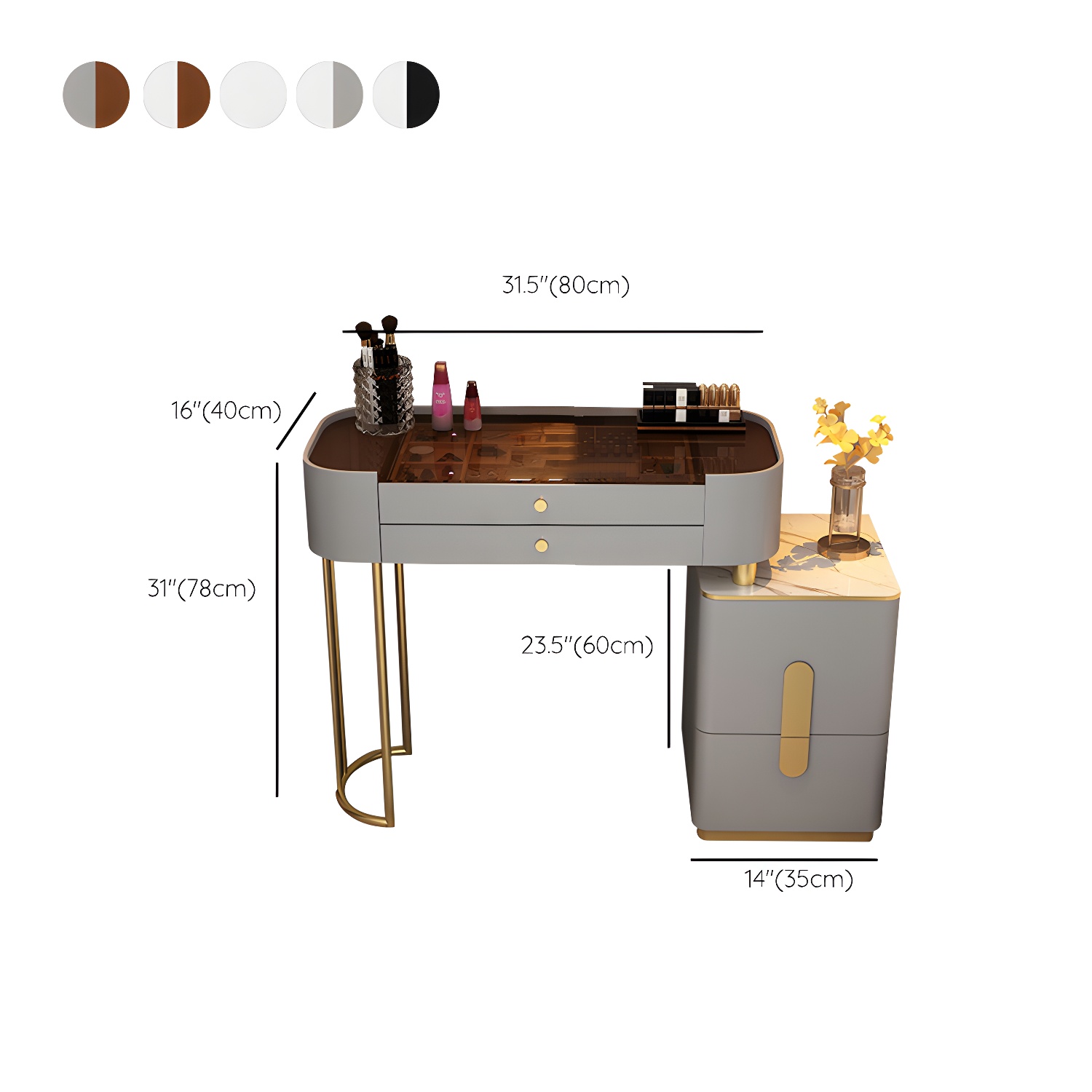 Glass Top Vanity | Ormau - image 14