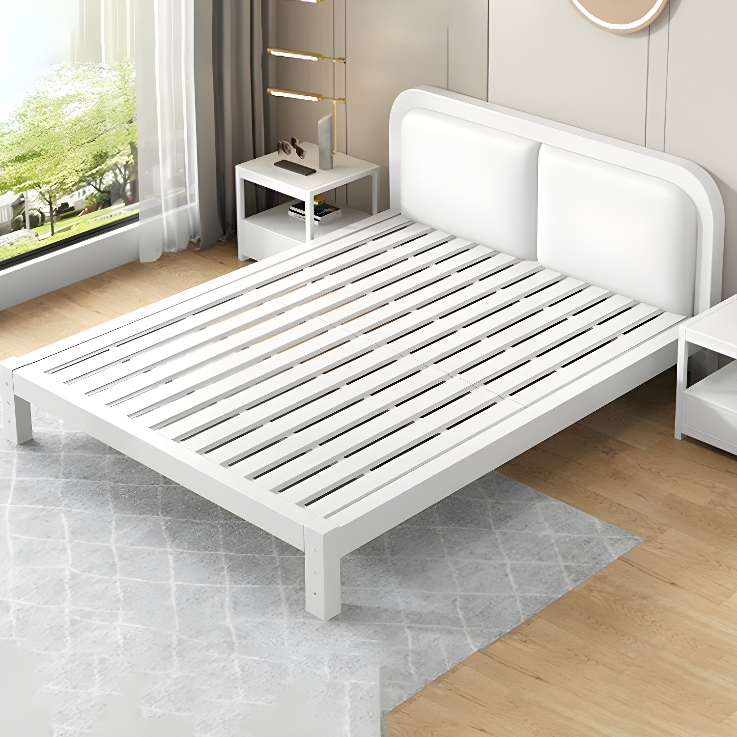 Modern Panel Bed | Ormau - image 30