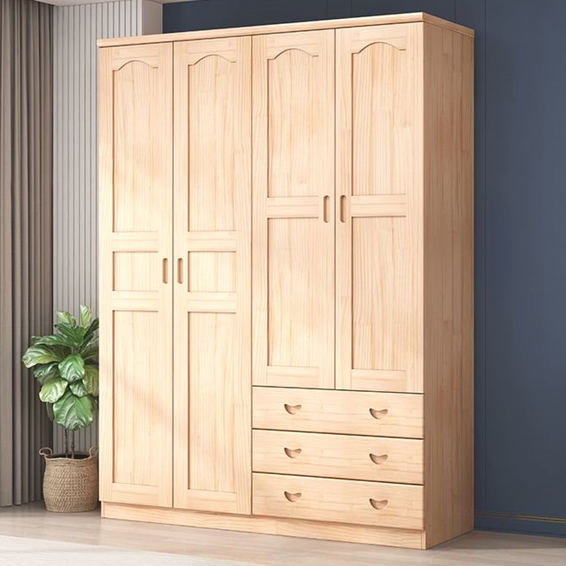 Natural Pine Wardrobe Armoire | Ormau - image 24