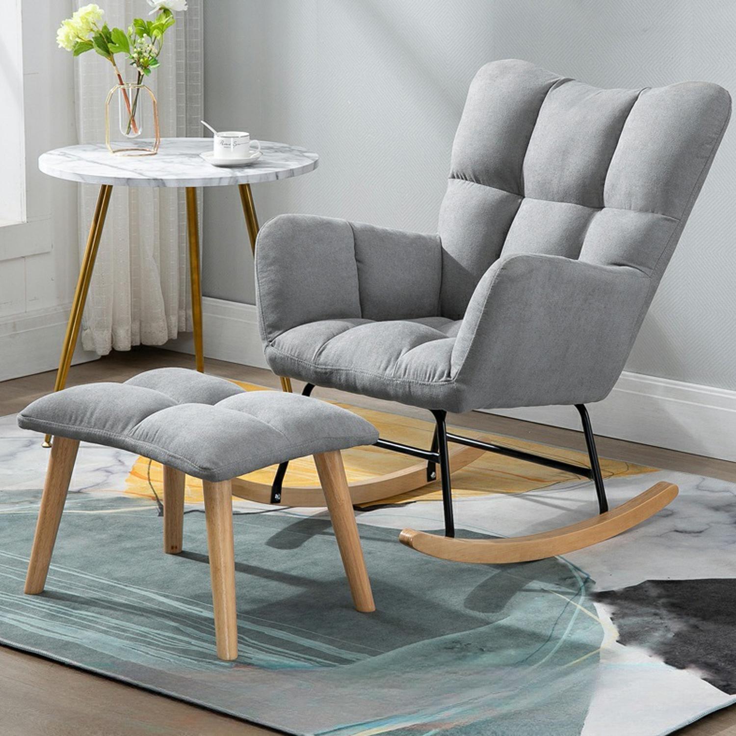 Tufted Rocking Chair | Ormau - image 27
